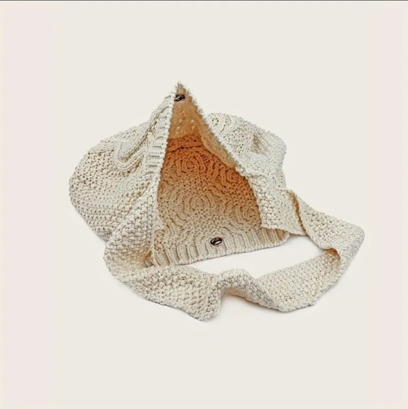 Literary Crochet Crossbody Bag - Picture 8 of 9